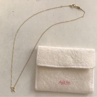 アーカー(AHKAH)のトムパ様専用 AHKAH イニシャルR ネックレス k18(ネックレス)