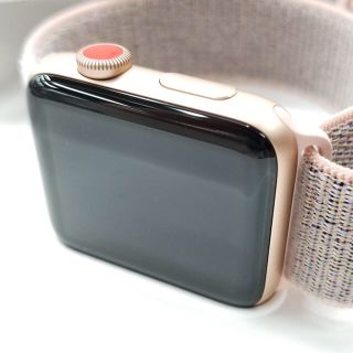 アップルウォッチ(Apple Watch)の【再出】Apple Watch Series 3のCell+GPS 42mm(腕時計(デジタル))