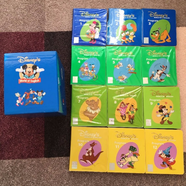 D専用 ディズニー英語 メインプログラムDVD12枚セット-
