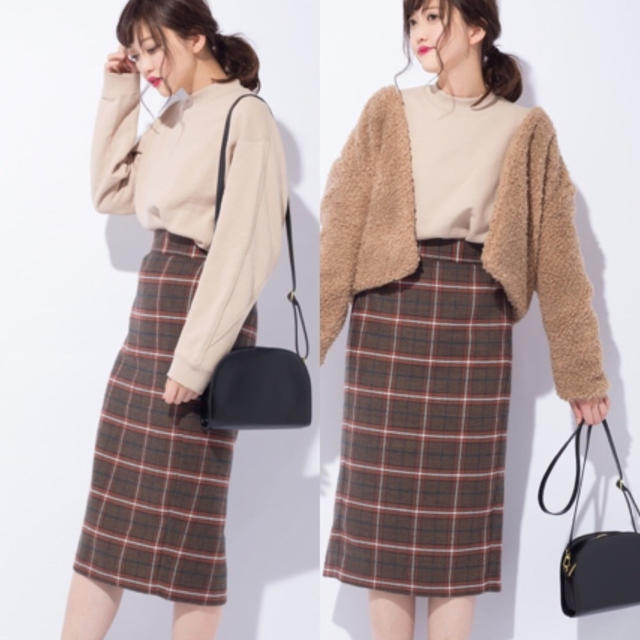 GU(ジーユー)の☆ GU チェックナローミディスカート ☆ インスタwear レディースのスカート(ロングスカート)の商品写真