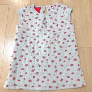 プチバトー(PETIT BATEAU)の【専用】プチバトー PETIT BATEAU 花柄ワンピース(ワンピース)