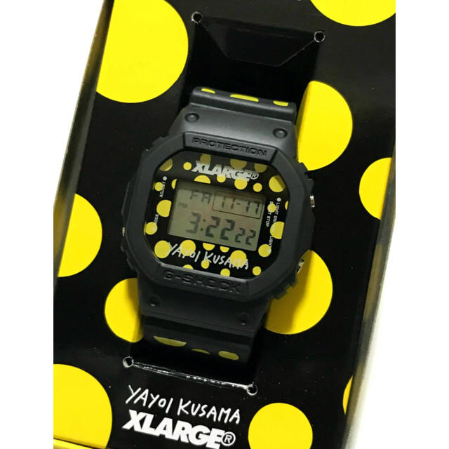 G-SHOCK(ジーショック)の【新品】XLARGE エクストララージ × 草間彌生 ×Gショック メンズの時計(腕時計(デジタル))の商品写真