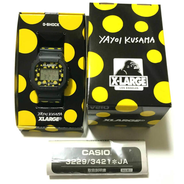 G-SHOCK(ジーショック)の【新品】XLARGE エクストララージ × 草間彌生 ×Gショック メンズの時計(腕時計(デジタル))の商品写真