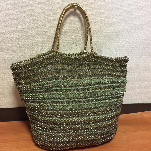 ANTEPRIMA - アンテプリマANTEPRIMA カーキゴールド⭐️ワイヤートートバック