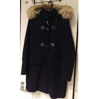 ザラ(ZARA)のZARA ザラ☆ファーフード付ダッフルコート(ダッフルコート)