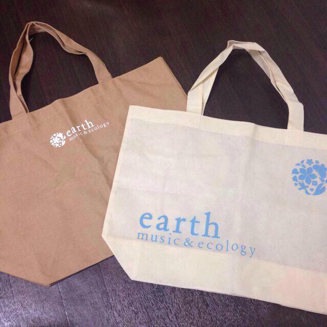 earth music & ecology(アースミュージックアンドエコロジー)のearth♡ショップ袋 2枚 レディースのバッグ(ショップ袋)の商品写真