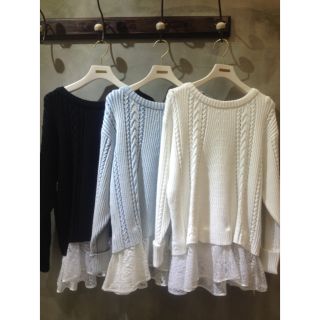 スナイデル(SNIDEL)の《SALE》スナイデル♡デニム風ニット(ニット/セーター)