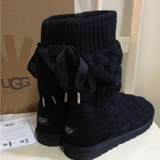 アグ(UGG)の美品‼︎正規UGGアグ イスラ  ブラック 26cm(ブーツ)