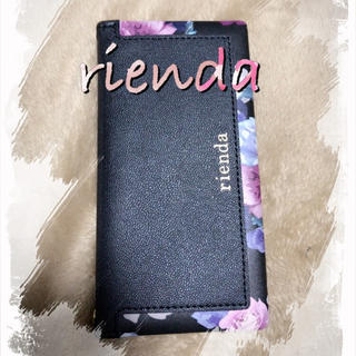 リエンダ(rienda)のrienda♡iPhone手帳型ケース(iPhoneケース)