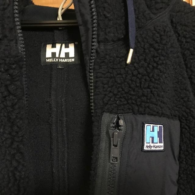 HELLY HANSEN(ヘリーハンセン)のヘリーハンセン　ファイバーパイルフーディー　L　 メンズのジャケット/アウター(ダウンジャケット)の商品写真