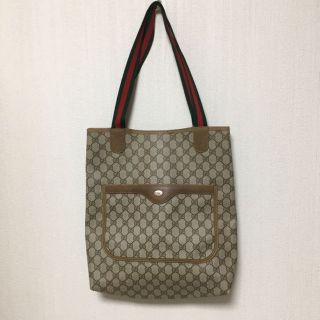 グッチ(Gucci)のグッチ トートバック オールドグッチ GG柄(トートバッグ)