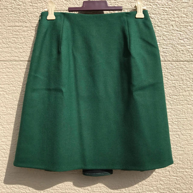 TOMORROWLAND(トゥモローランド)のトゥモローランド コレクション スカート 34 グリーン 緑 レディースのスカート(ひざ丈スカート)の商品写真