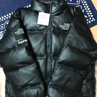 シュプリーム(Supreme)のsupreme north face ヌプシ M  シュプリーム ノース 黒(ダウンジャケット)