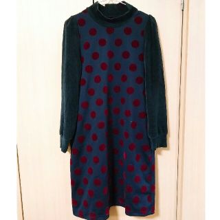 ドットアンドストライプスチャイルドウーマン(Dot&Stripes CHILDWOMAN)の⑨ ドットワンピース(ひざ丈ワンピース)