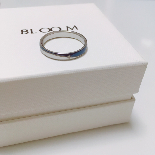 BLOOM(ブルーム)のBLOOM 指輪 シルバー×ブルー レディースのアクセサリー(リング(指輪))の商品写真