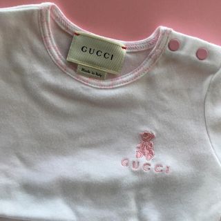 グッチ(Gucci)のGUCCI ロンパース 半袖 新品（水通しのみ）(ロンパース)