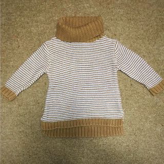 オールドネイビー(Old Navy)のOLDNAVY 綿100% ボーダー ニット 18-24M(ニット)