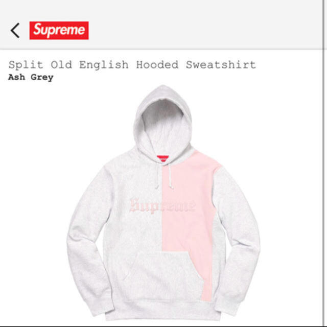 supreme old english ピンク