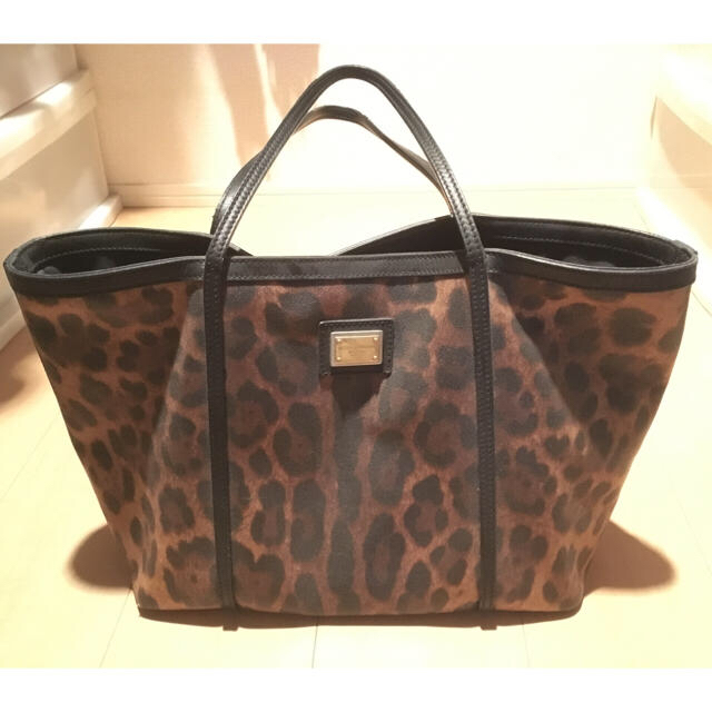 DOLCE&GABBANA - DOLCE&GABBANA ヒョウ柄トートバッグ