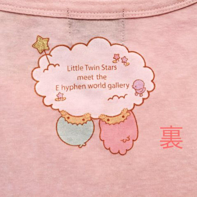 E hyphen world gallery(イーハイフンワールドギャラリー)の♡ キキララコラボTシャツ ♡ レディースのトップス(Tシャツ(半袖/袖なし))の商品写真