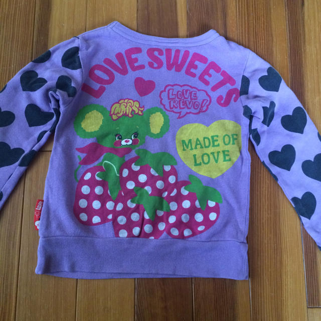 LOVE REVOLUTION(ラブレボリューション)の120☆ラブレボ キッズ/ベビー/マタニティのキッズ服女の子用(90cm~)(Tシャツ/カットソー)の商品写真