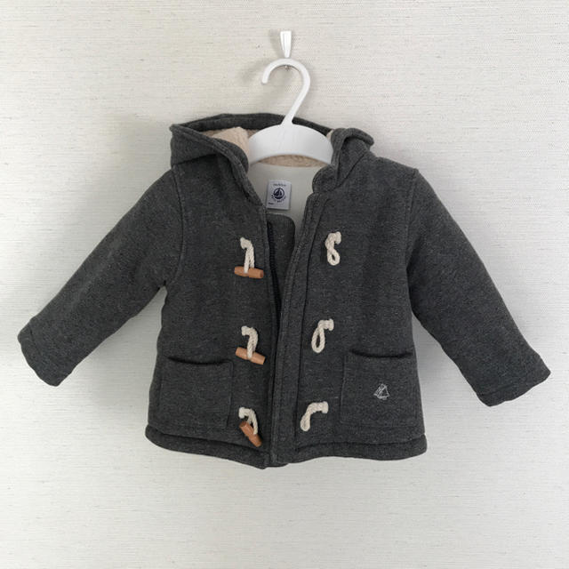 PETIT BATEAU(プチバトー)のりんどう様専用  プチバトー ダッフルコート キッズ/ベビー/マタニティのベビー服(~85cm)(ジャケット/コート)の商品写真