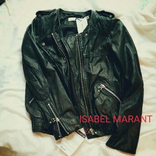 イザベルマラン(Isabel Marant)のイザベルマラン　レザーライダーズジャケット(ライダースジャケット)