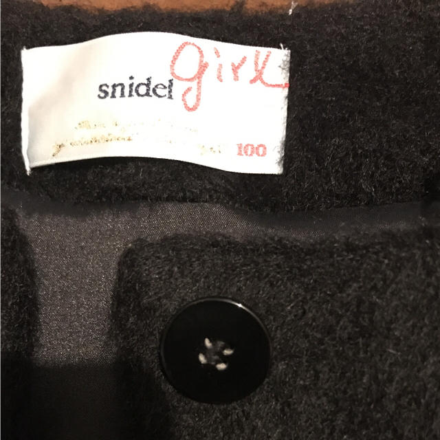 SNIDEL(スナイデル)の最終値下げ♡美品♡snidel girl♡コート♡カタログ画像あり♡スナイデル キッズ/ベビー/マタニティのキッズ服女の子用(90cm~)(コート)の商品写真