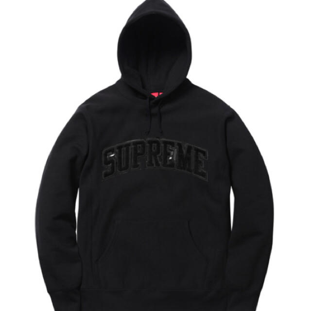 パーカーPatent/Chenille Arc Logo Hooded