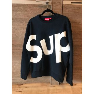 シュプリーム  13AW  Sup Crewneck ビッグロゴスウェット メンズ M