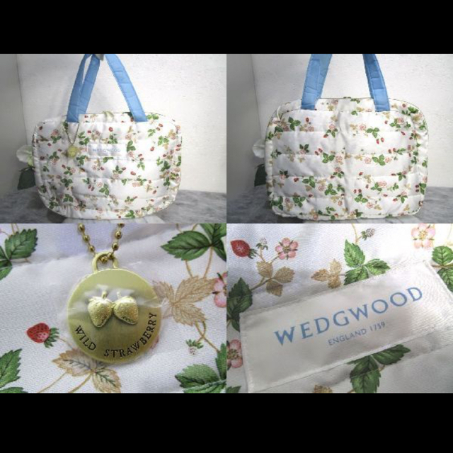 WEDGWOOD(ウェッジウッド)のWEDGWOOD キルティングバック&巾着セット レディースのバッグ(トートバッグ)の商品写真