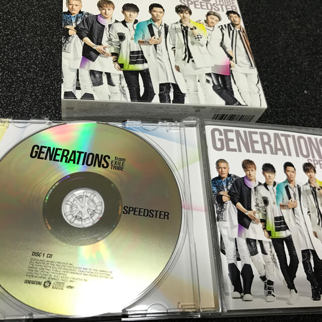 GENERATIONS(ジェネレーションズ)の【中古品】SPEEDSTER （アルバム：DVD付き）GENERATIONS エンタメ/ホビーのDVD/ブルーレイ(ミュージック)の商品写真