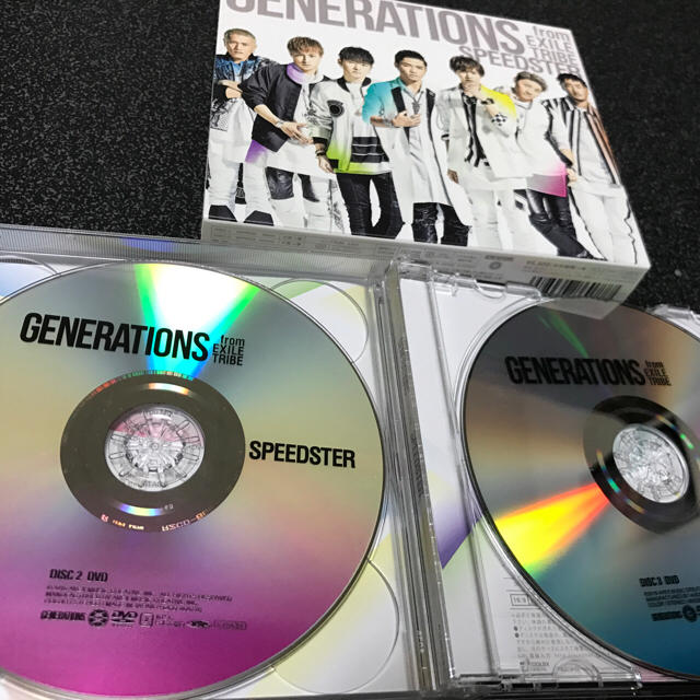 GENERATIONS(ジェネレーションズ)の【中古品】SPEEDSTER （アルバム：DVD付き）GENERATIONS エンタメ/ホビーのDVD/ブルーレイ(ミュージック)の商品写真