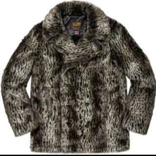 シュプリーム(Supreme)のSupreme®/Schott® Fur Peacoat 超希少 レオパードS(ピーコート)