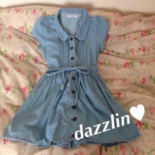 ダズリン(dazzlin)のdazzlin♡デニムワンピ(ミニワンピース)