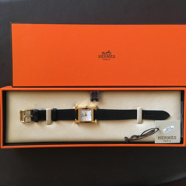 美品 ◇正規品◇ - Hermes HH1.201 Hウォッチ ☆超美品エルメス 腕時計