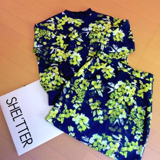 スライ(SLY)の#sly 花柄 スウェット セットアップ(トレーナー/スウェット)