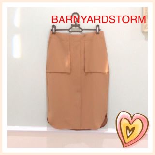 バンヤードストーム(BARNYARDSTORM)の【BARNYARDSTORM】ダスティオレンジタイトスカート♡(ひざ丈スカート)