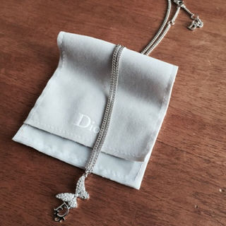 クリスチャンディオール(Christian Dior)の売り切れ☆Dior 蝶々 ネックレス シルバー(ネックレス)
