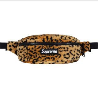 Supreme Leopard Fleece Waist Bag 17aw(ウエストポーチ)