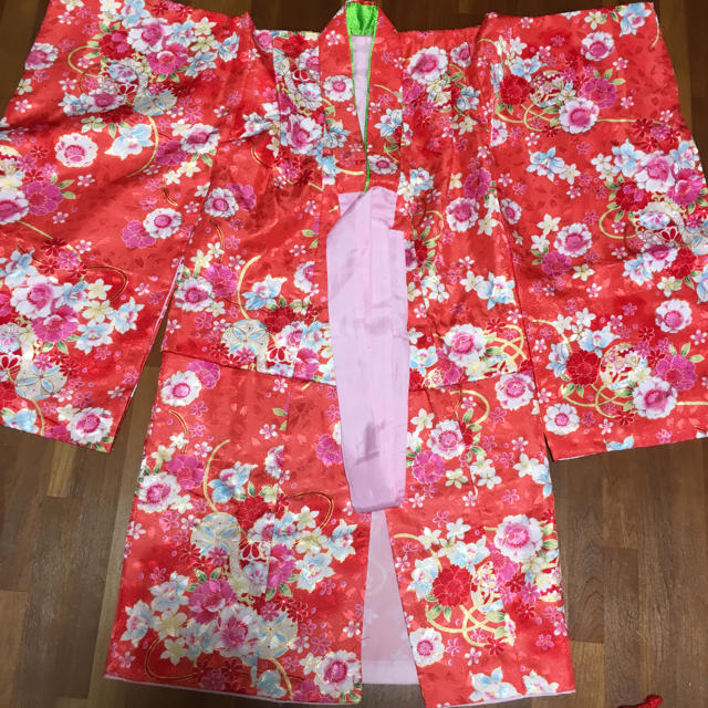 3歳 七五三着物 キッズ/ベビー/マタニティのキッズ服女の子用(90cm~)(和服/着物)の商品写真