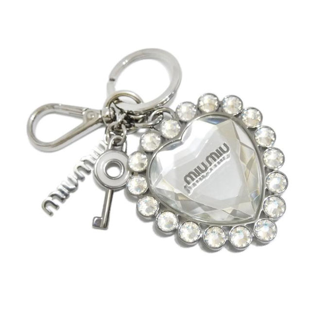 ください miumiu キーチャーム キーリング キーホルダーの通販 by