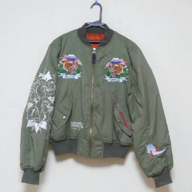 Ed Hardy - エドハーディー MA-1 フライトジャケット【Ed Hardy Ed Hardy - エドハーディー MA-1 フライトジャケット【Ed Hardy