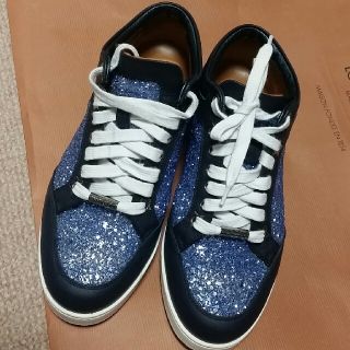 ジミーチュウ(JIMMY CHOO)のJIMMY CHOO グリッタースニーカー　サイズ36(スニーカー)