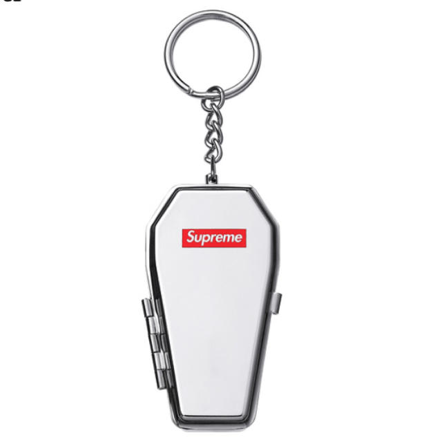 Supreme シュプリーム キーチェーン キーチャーム ボールペン True Utility Telepen Keychain 2017ss ロゴ シルバー 未使用 N39049