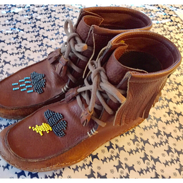 CAMPER(カンペール)のカンペール 刺繍 ブーツ 38 レディースの靴/シューズ(ブーツ)の商品写真
