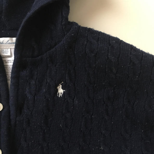 POLO RALPH LAUREN(ポロラルフローレン)のラルフローレン ポンチョ キッズ/ベビー/マタニティのベビー服(~85cm)(カーディガン/ボレロ)の商品写真