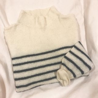 トゥデイフル(TODAYFUL)のHighneck Border Knit  TODAYFUL(ニット/セーター)