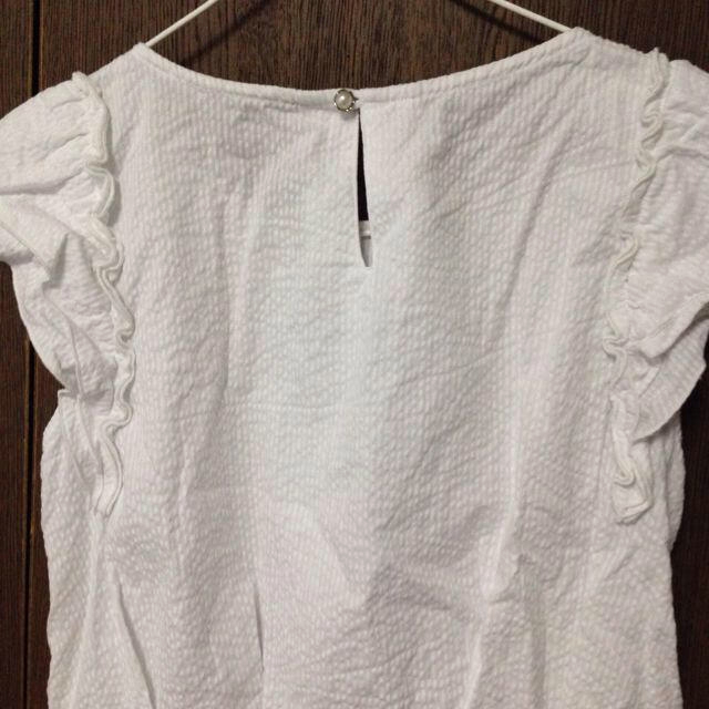 mysty woman(ミスティウーマン)のフリルセットアップトップス レディースのトップス(Tシャツ(半袖/袖なし))の商品写真