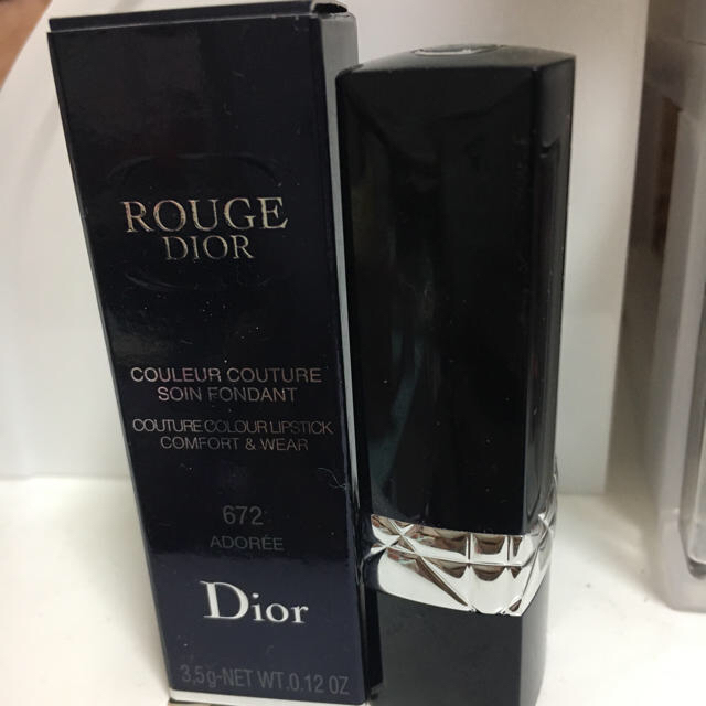 Dior(ディオール)のDiorルージュ箱付き！！！！ コスメ/美容のベースメイク/化粧品(口紅)の商品写真